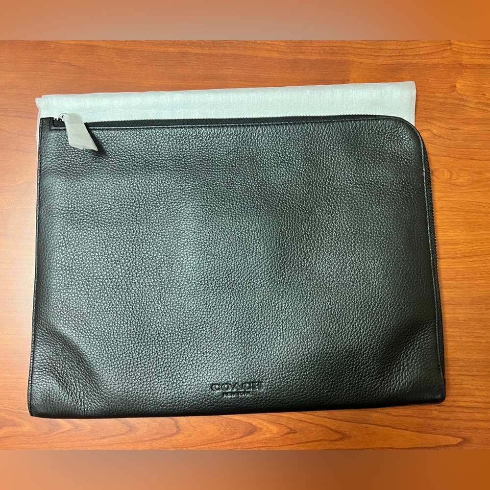 Coach large portfolio clutch